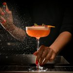 Direct,View,Of,Glass,With,Bright,Delicious,Frothy,Cocktail,That